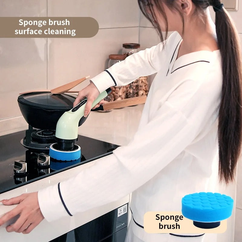 Brosse de nettoyage électrique 9 en 1