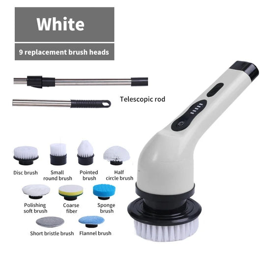 Brosse de nettoyage électrique 9 en 1