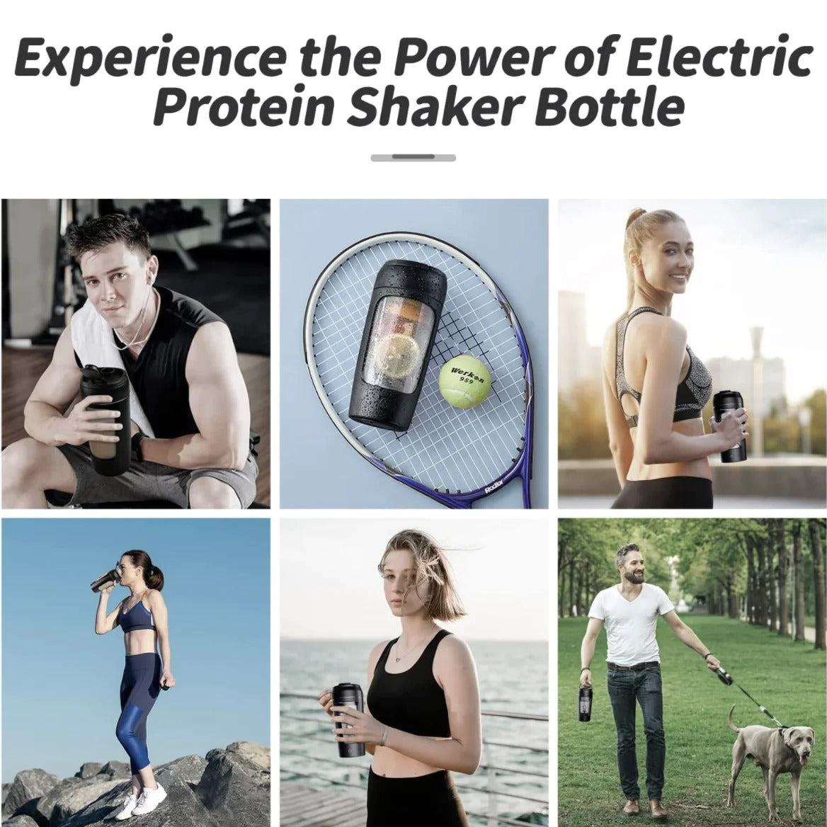 Bouteille Shaker électrique Portable
